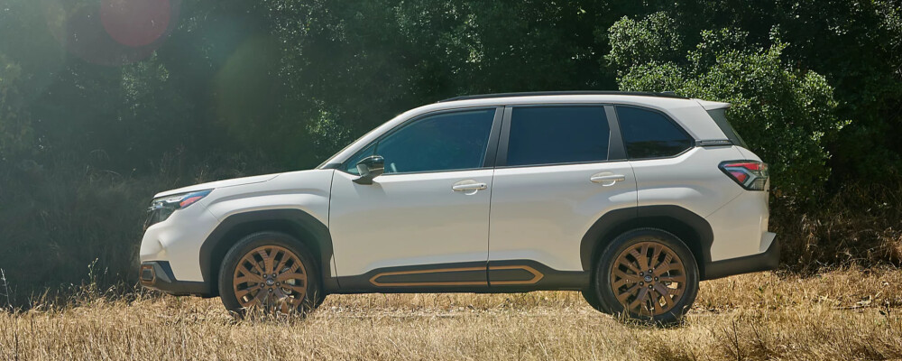 2025 Subaru Forester in Crystal White Pearl