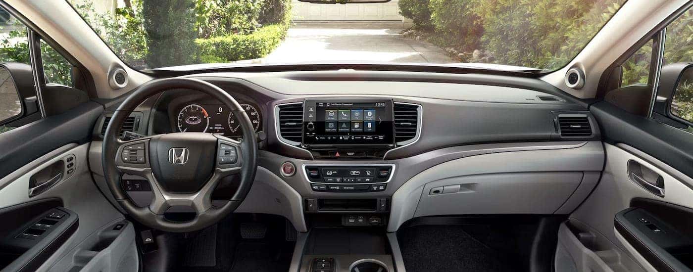 The interior of a 2025 Honda Ridgeline.