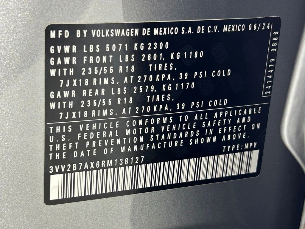 2024 Volkswagen Tiguan SE - Photo 37
