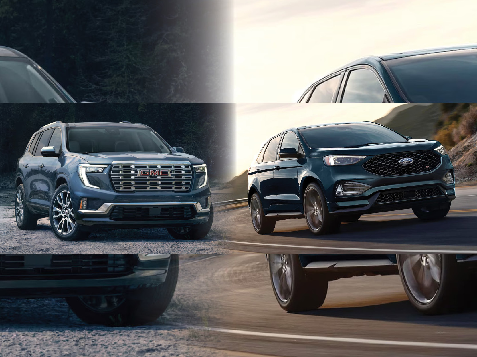 2025 GMC Acadia vs 2024 Ford Edge