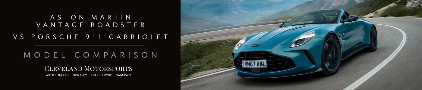 Aston Martin Vantage Roadster VS Porsche 911 Cabriolet - Cleveland Motorsports