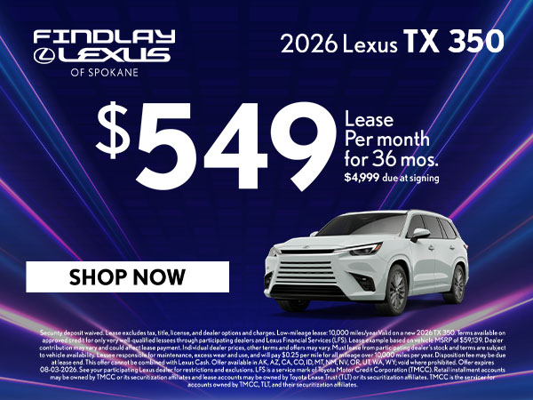  2026 Lexus TX