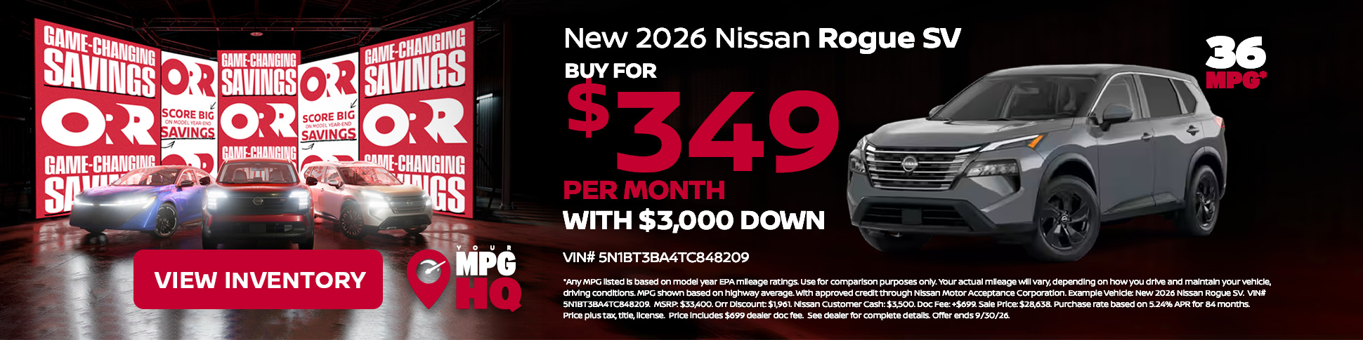 New 2026 Nissan Rogue