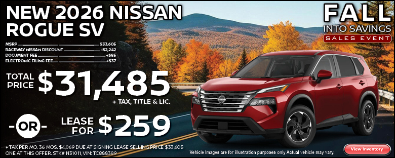 New 2026 Nissan Rogue SV