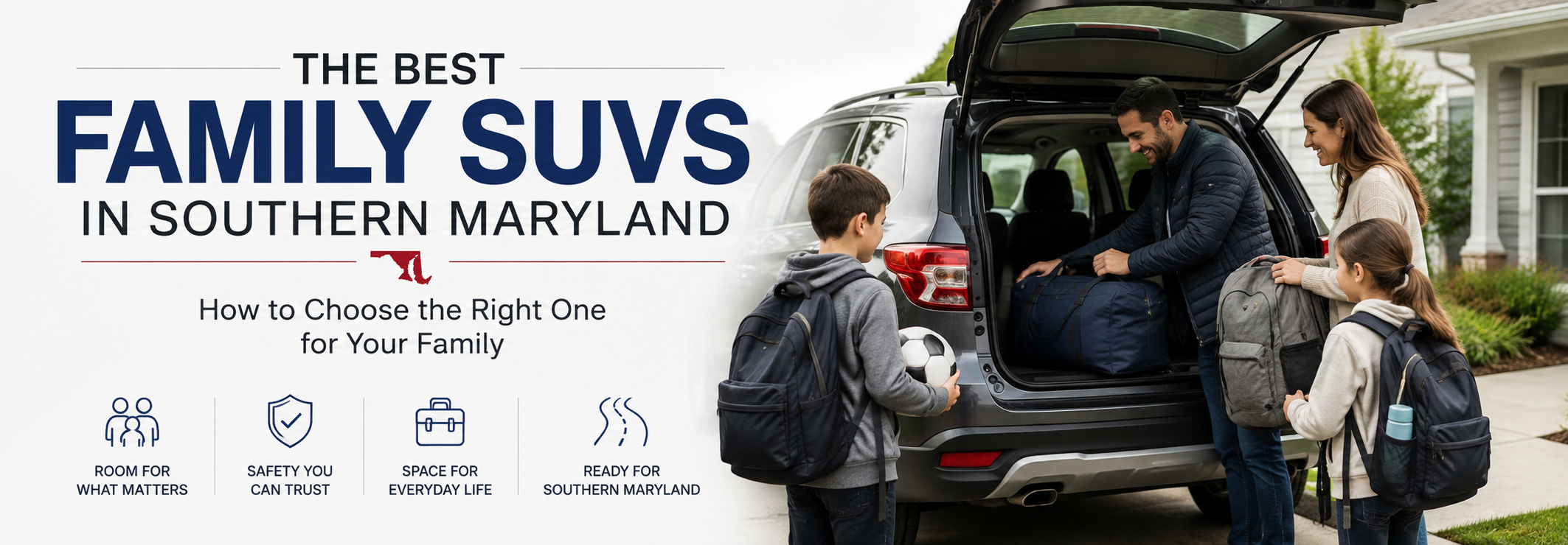 A happy family loading their SUV for a road trip in Southern [[state]]