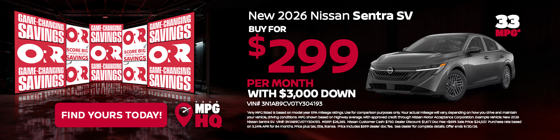 New 2026 Nissan Sentra