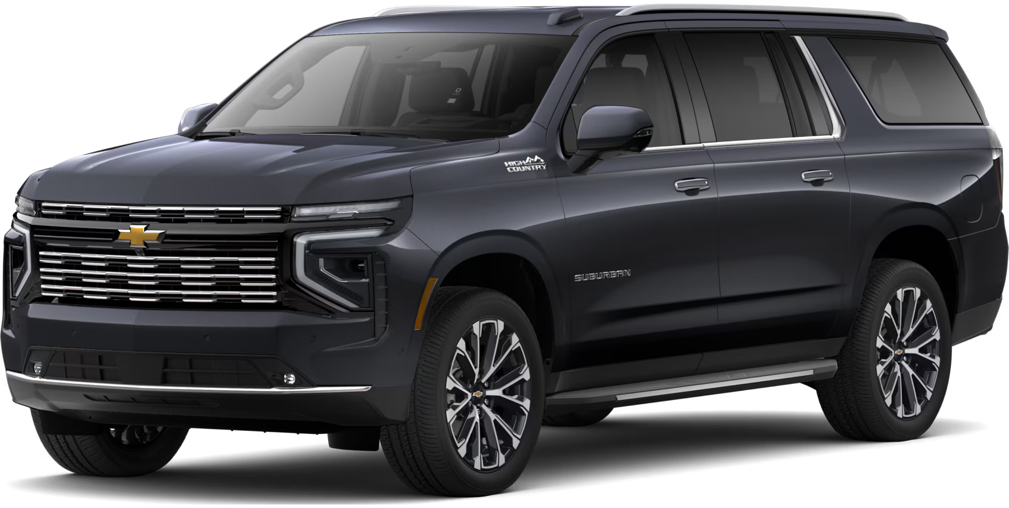 The 2025 chevrolet suburban high country trim.