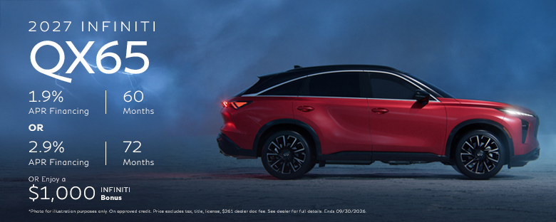 NEW 2027 QX65 Offer