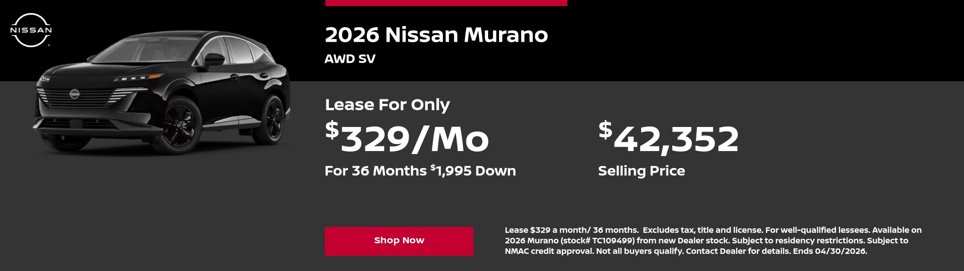 2026 Nissan Murano