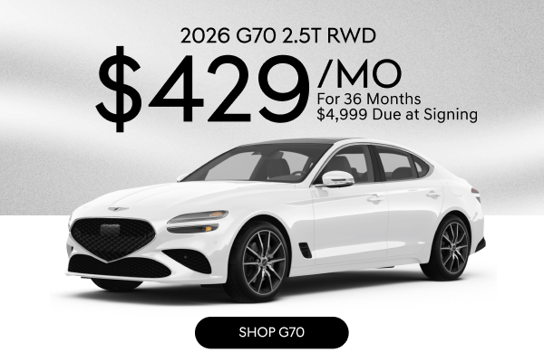 2026 G70 2.5T RWD