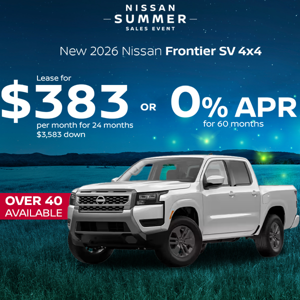 New 2026 Nissan Frontier SV 4x4                 