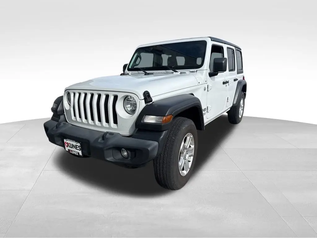 Used 2021 Jeep Wrangler Unlimited Sport S with VIN 1C4HJXDNXMW534575 for sale in Macomb, IL