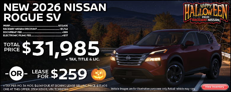 New 2026 Nissan Rogue SV
