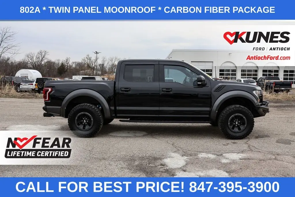 Used 2018 Ford F-150 Raptor with VIN 1FTFW1RG0JFA72846 for sale in Antioch, IL