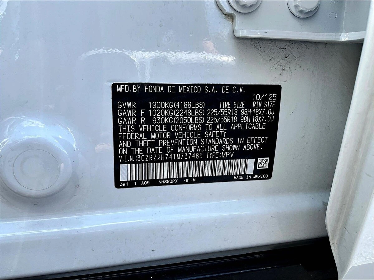 2026 Honda HR-V EX-L - Photo 19