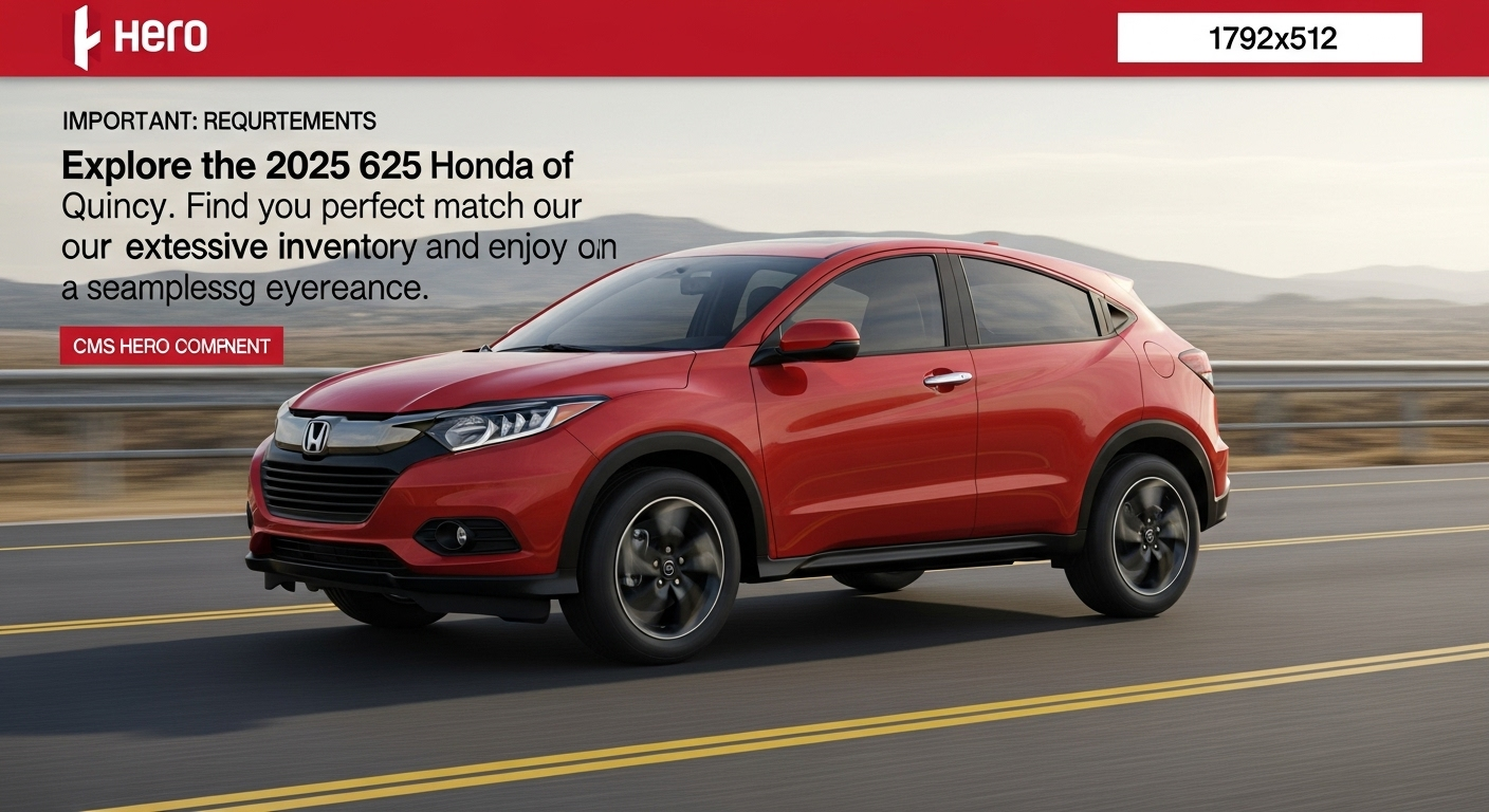 Explore the 2025 Honda HR-V at Kunes Honda of Quincy. Find your perfect match with our extensive inventory and enjoy a seamless shopping experience.