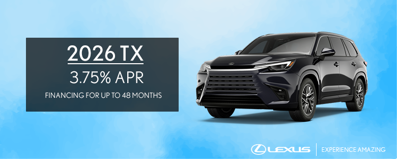 Lexus TX APR Offer