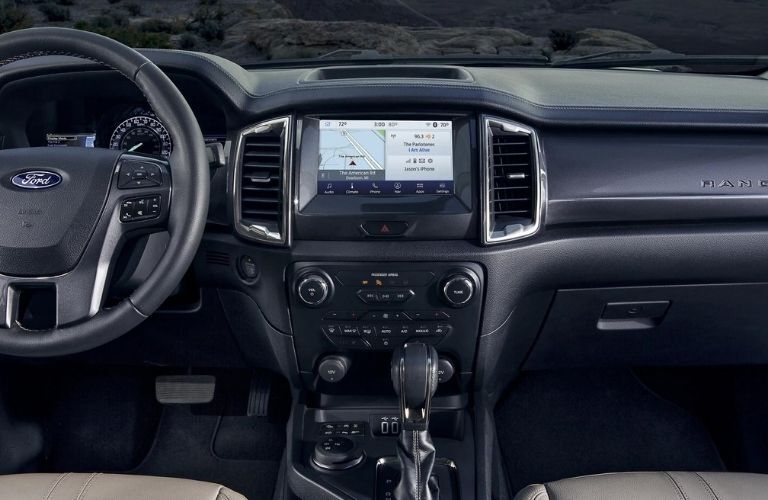 2022 Ford Ranger Steering Wheel and Dashboard