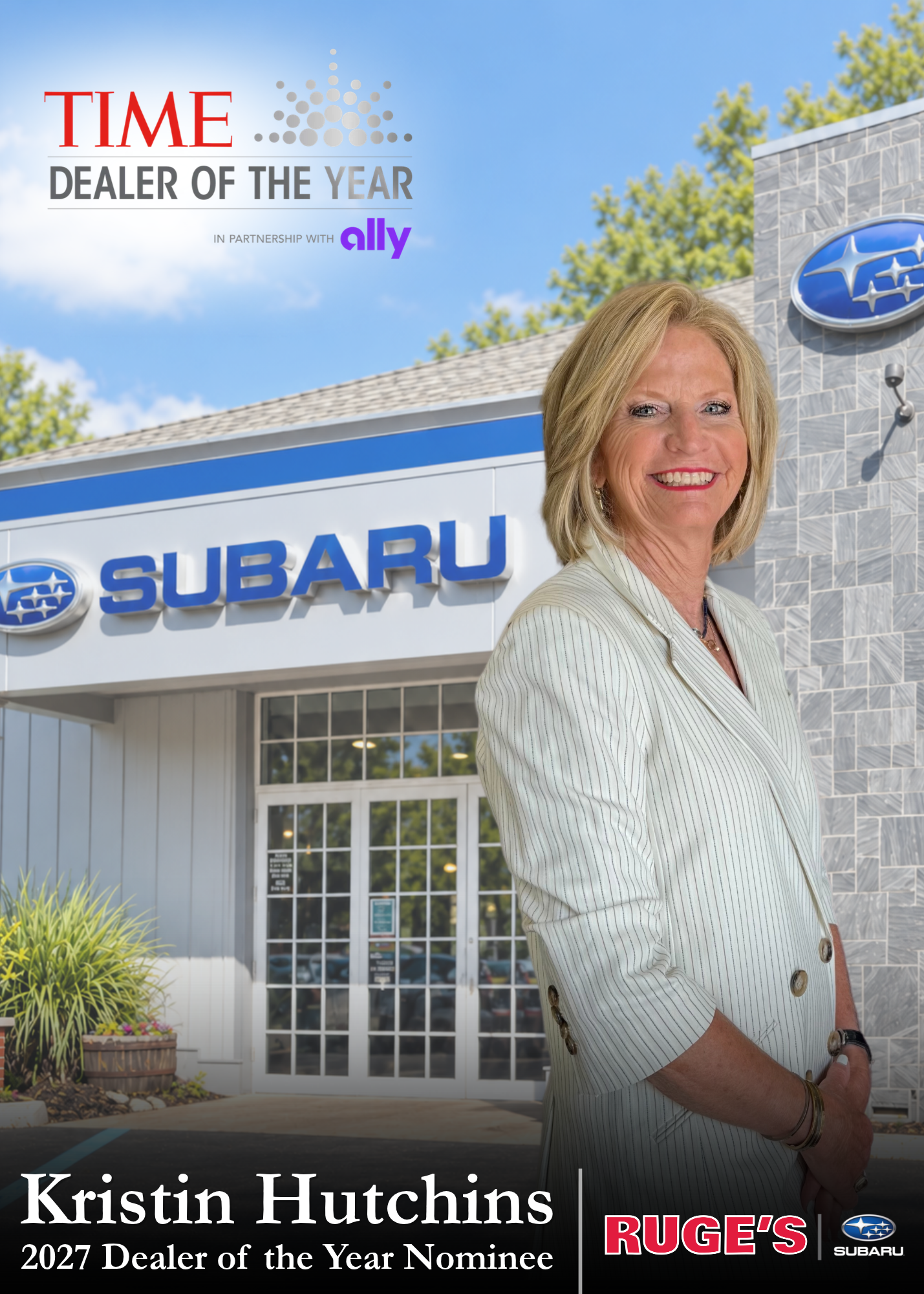 Kristin Hutchins, Ruge's Subaru 