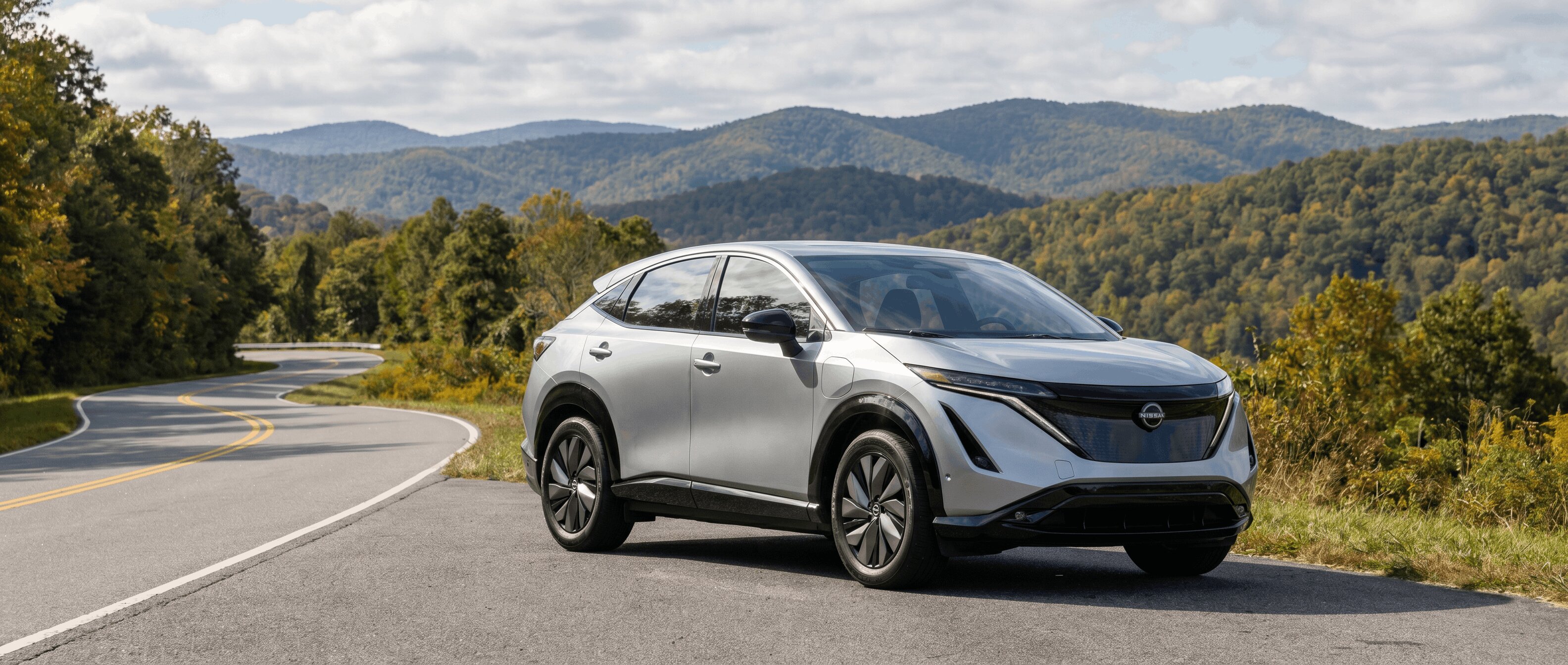 Nissan Ariya charging on route from Roswell, GA to Chattanooga