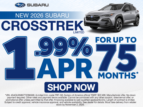 New 2026 Subaru Crosstrek Limited 