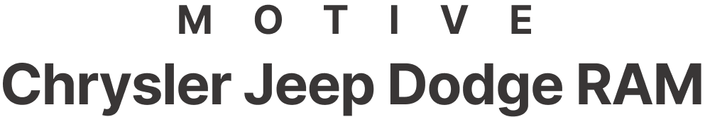 Motive Chrysler Jeep Dodge RAM