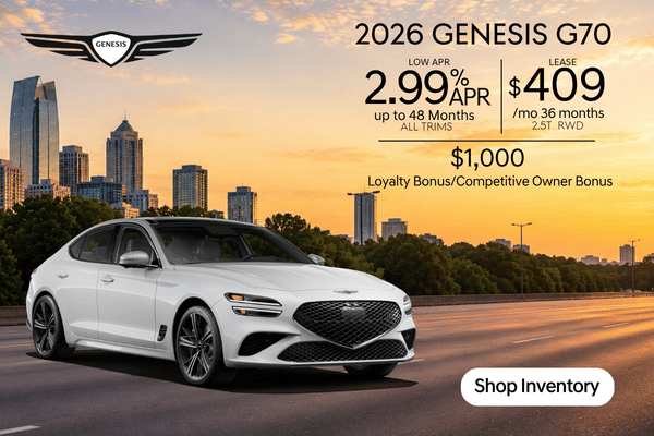 2026 Genesis G70 Offer
