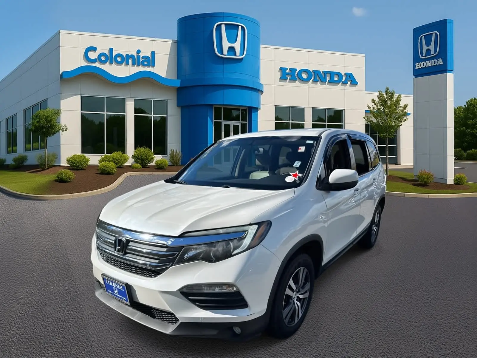 Used 2016 Honda Pilot EX-L with VIN 5FNYF6H72GB109805 for sale in Dartmouth, MA
