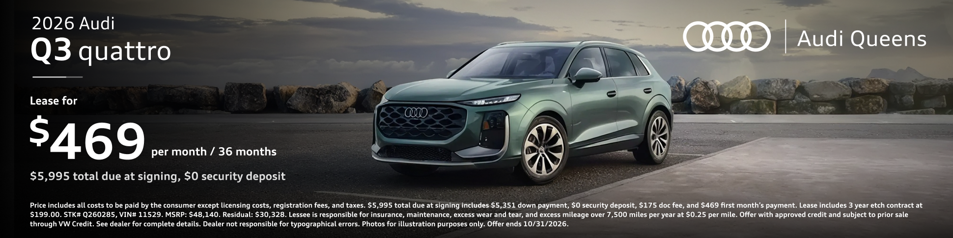2026 Audi Q3 quattro Offer