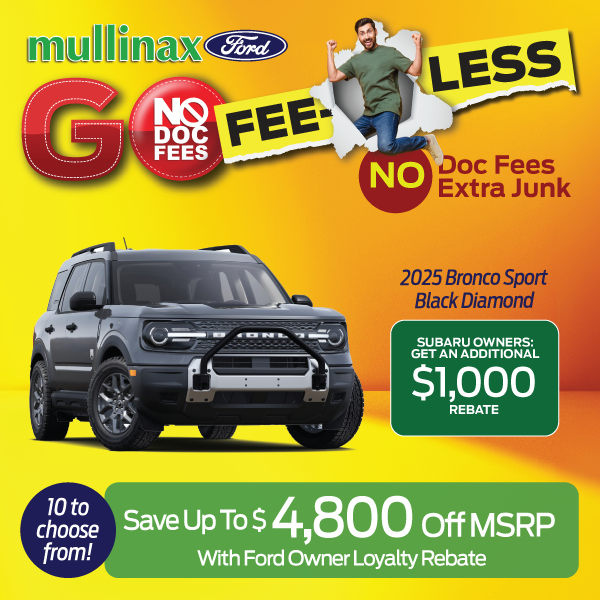 2025 Bronco Sport: Save up to $4,800 off MSRP