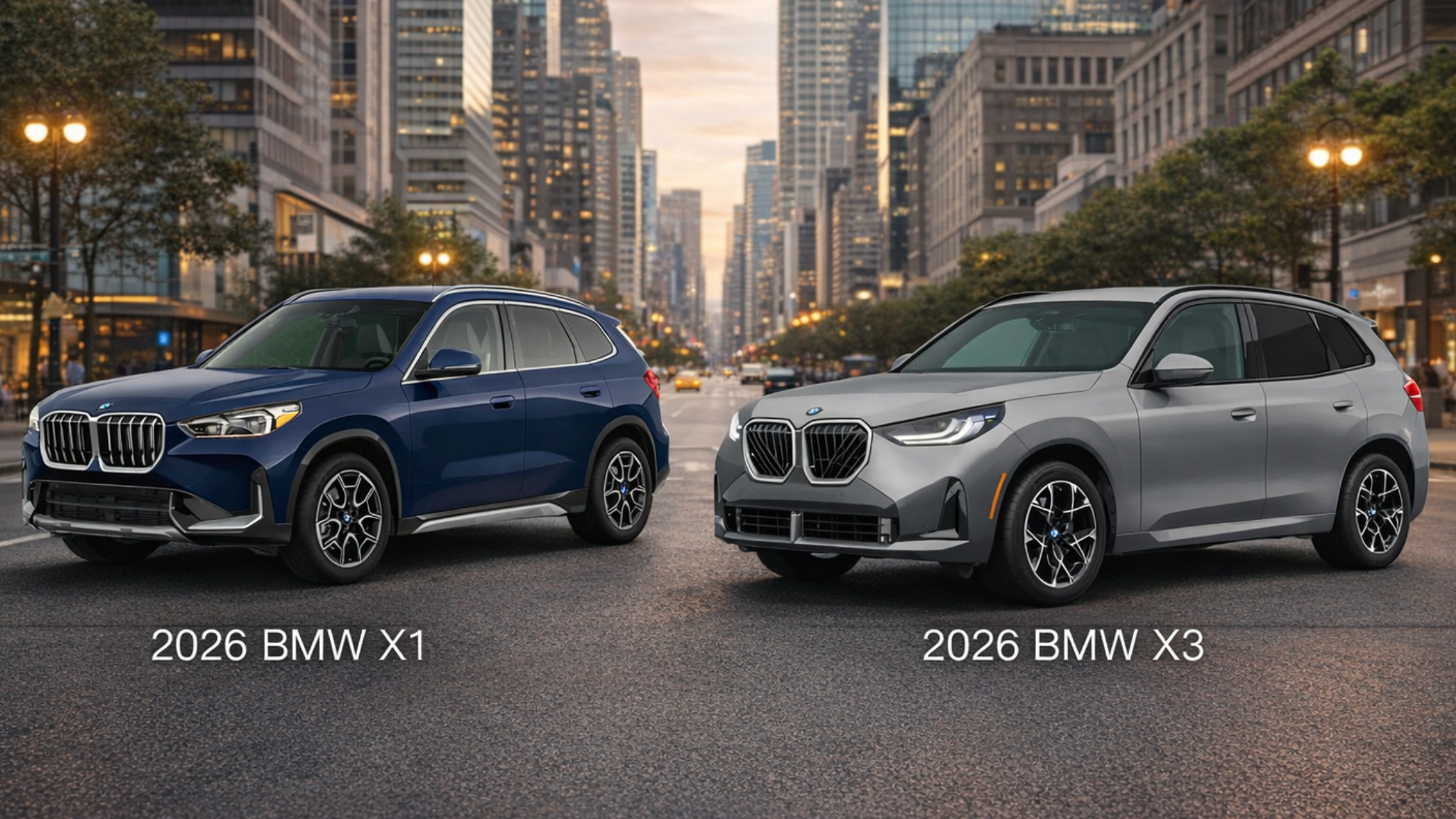 2026 BMW X1 and X3