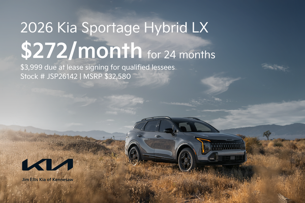 2026 Kia Sportage Hybrid Lease Offer