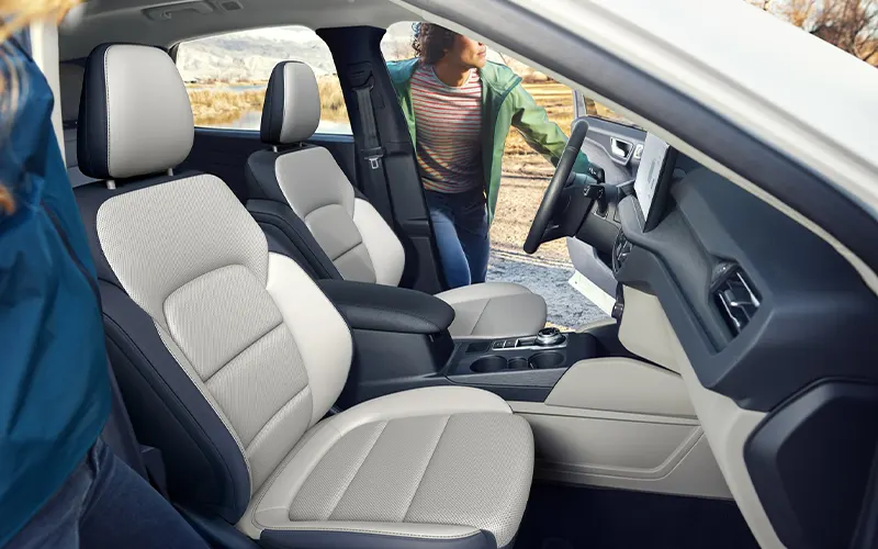 image of front interior of ford escape