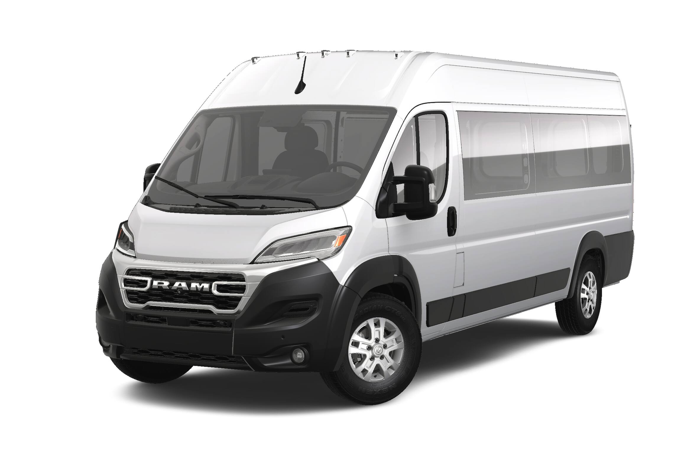 2025 RAM ProMaster 2500 SLT+ Window Van High Roof 159” WB Exterior Driver Side Front Profile