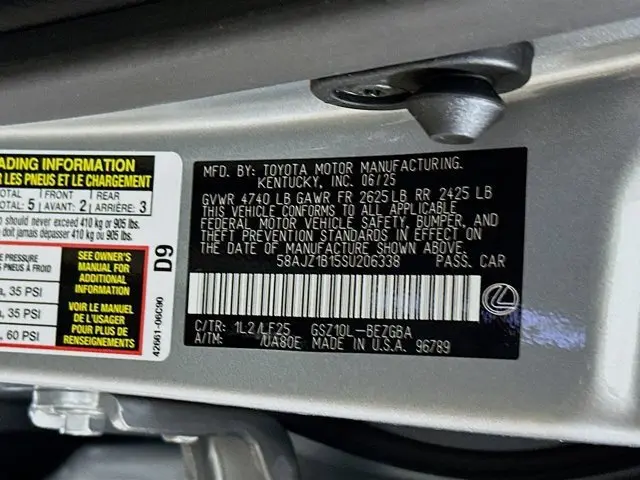 2025 Lexus ES 350 F SPORT Handling photo 17