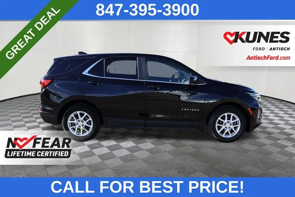 Used 2023 Chevrolet Equinox LT with VIN 3GNAXKEG8PL204924 for sale in Antioch, IL