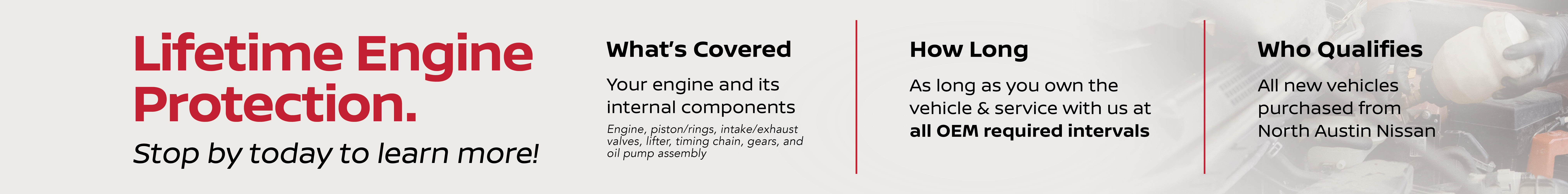 Lifetime Engine Protection