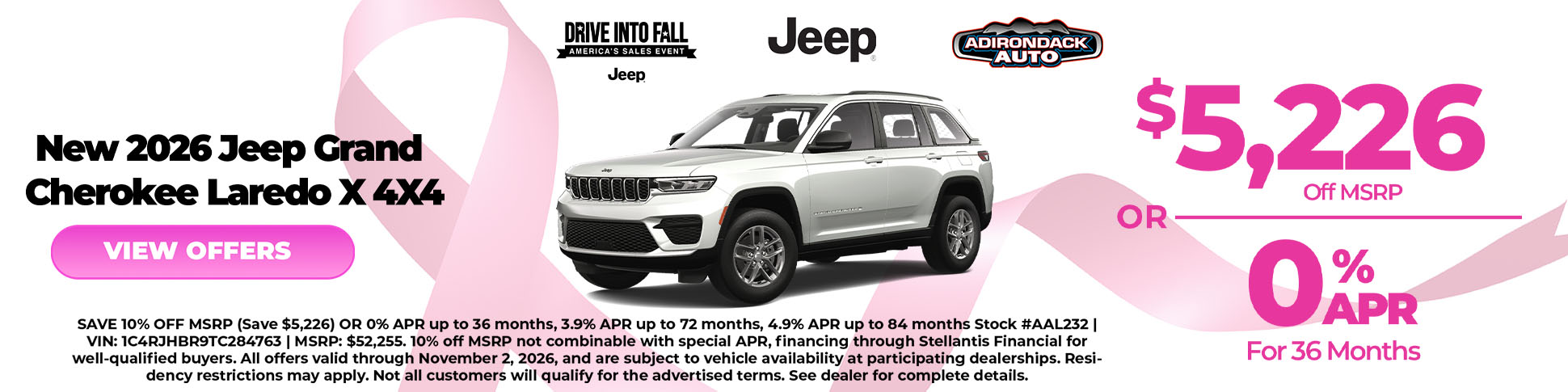 2026 Jeep Grand Cherokee Laredo X 4x4