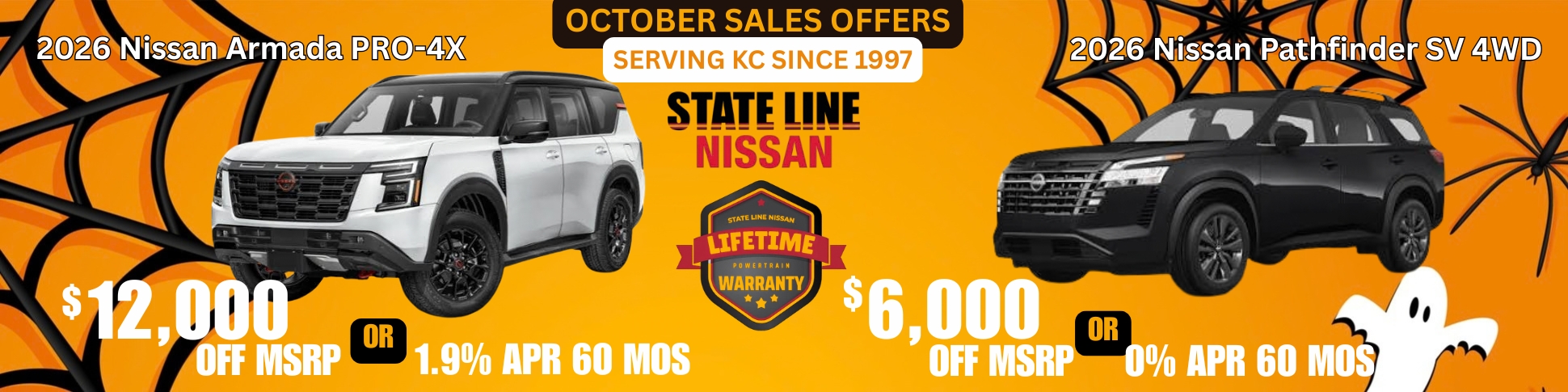 OCTOBER SALES OFFERS ARMADA PATHFINDER