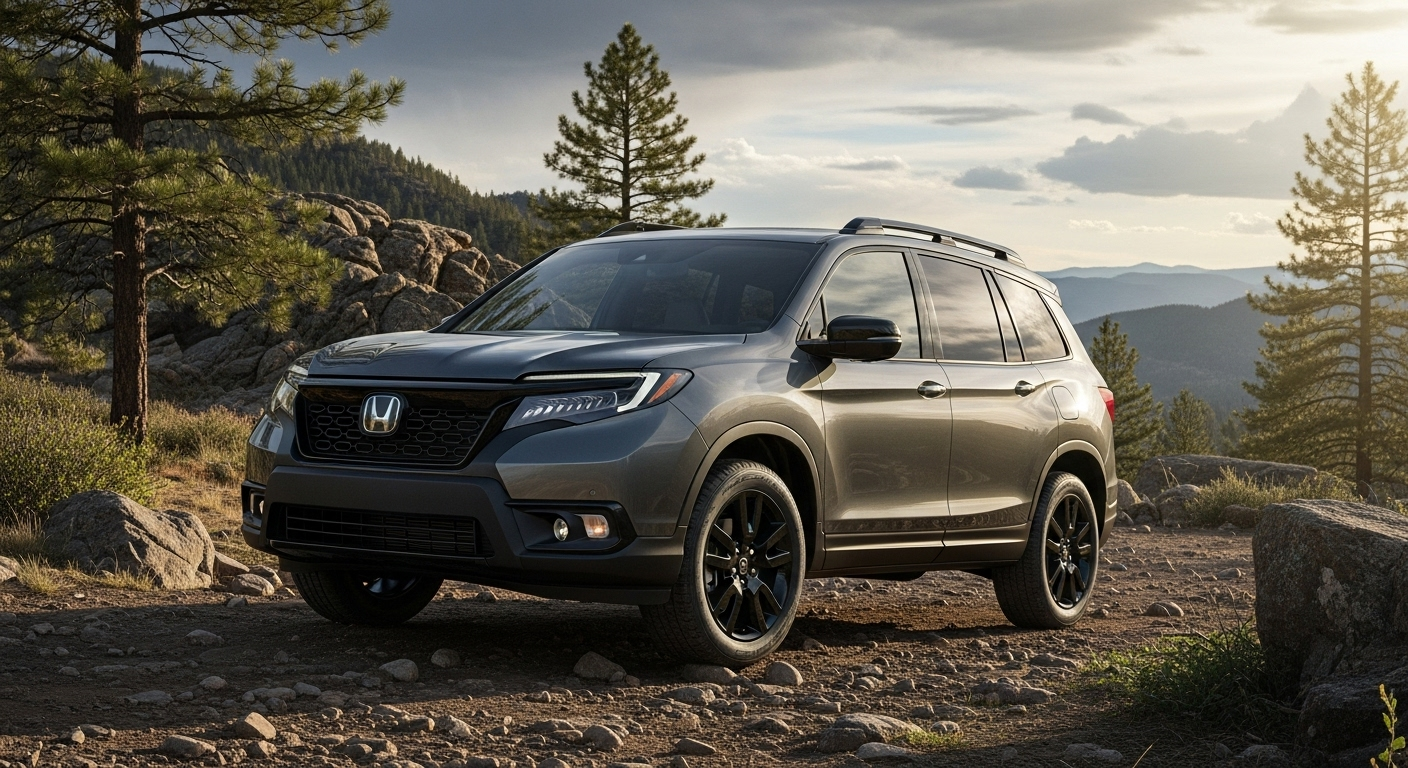 The 2025 Honda Passport is a robust SUV designed for off-road adventures, featuring advanced all-wheel-drive and suspension systems. Available at Kunes Honda of Quincy, it offers both rugged capability and everyday comfort.