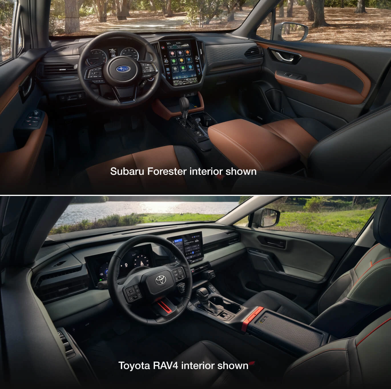Subaru Forester vs. Toyota RAV4 Interior & Features