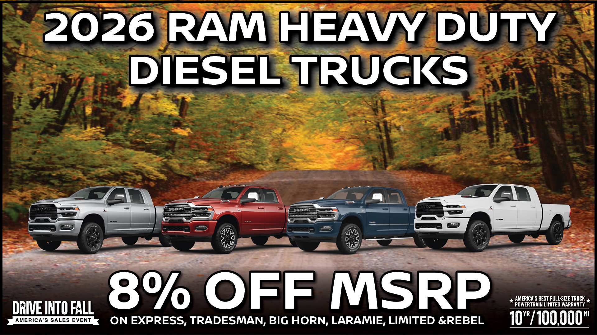 New 2026 RAM Heavy Duty Diesel Trucks