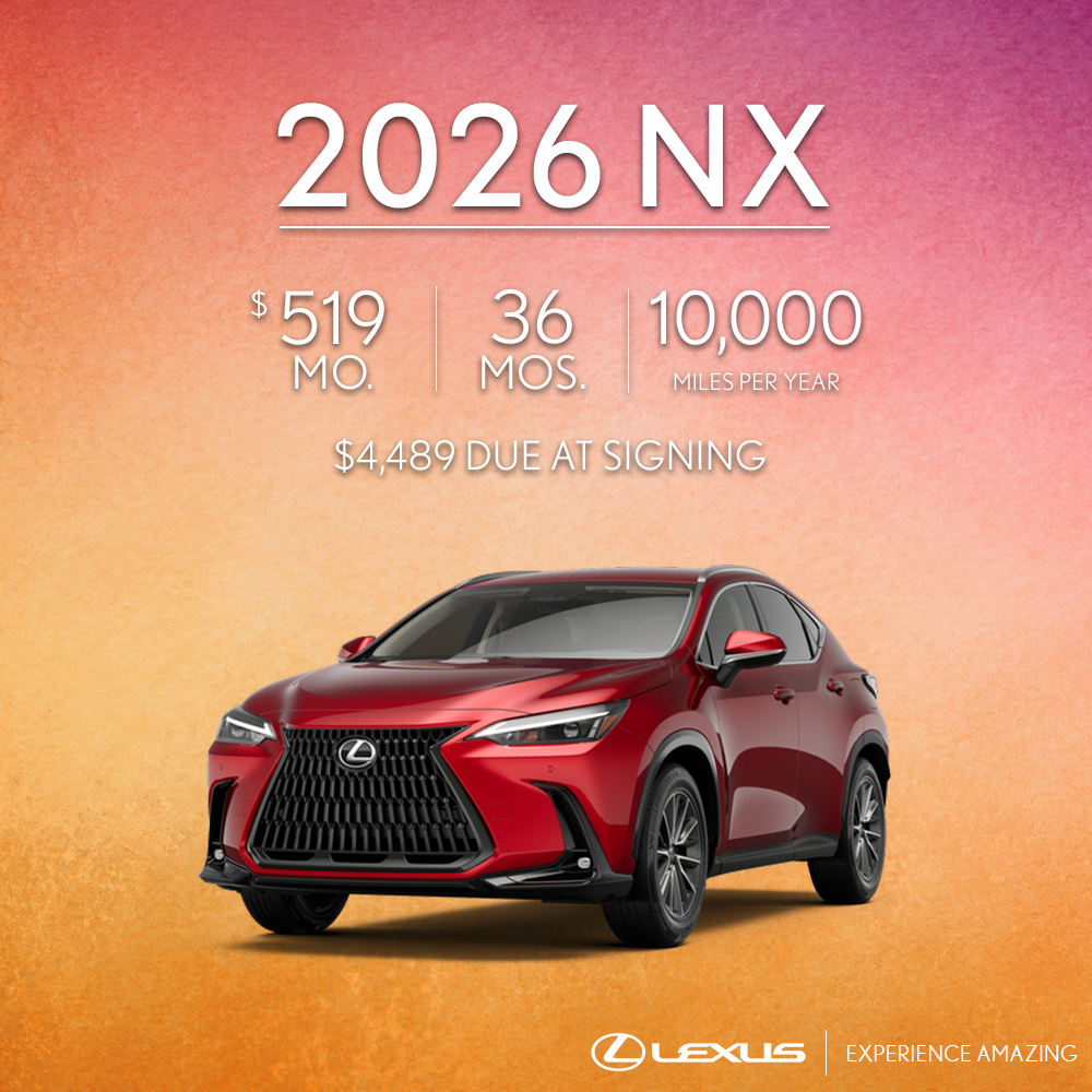 Select New 2026 Lexus NX Models