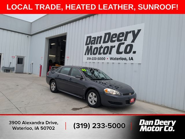 Slate Metallic 2009 Chevrolet Impala Sedan Front-Wheel Drive Automatic