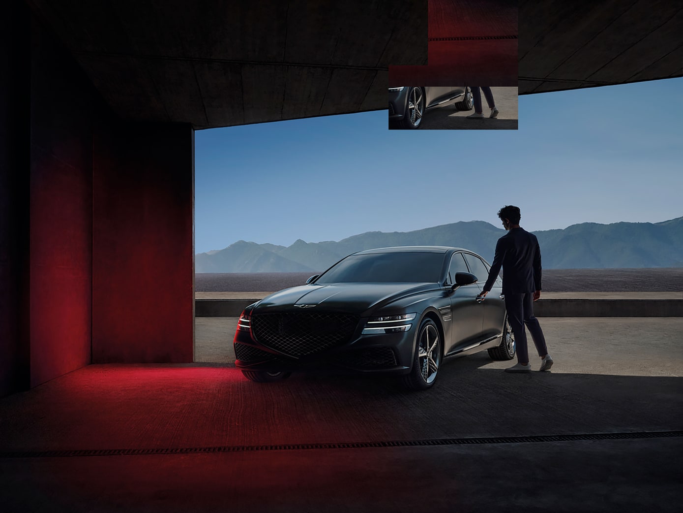 Hero Image of the 2026 Genesis G80