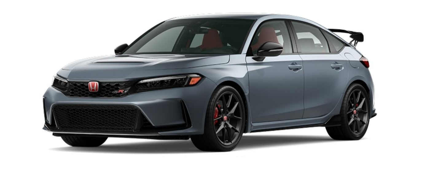 Grey 2023 Honda Civic Type R angled left