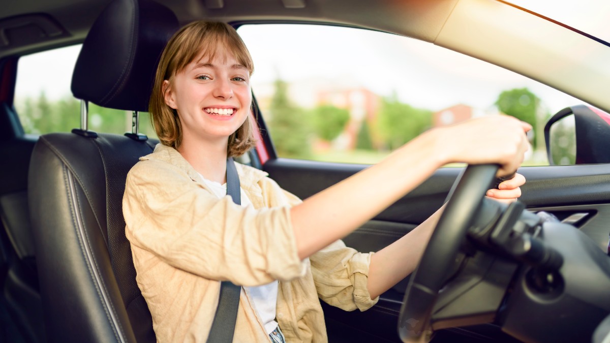 Teenage Driver Behind the Wheel