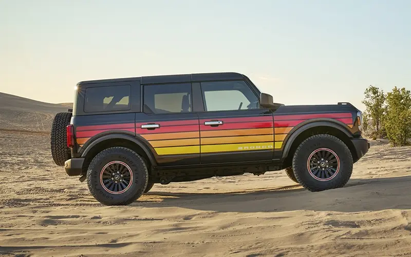 image of green ford bronco 