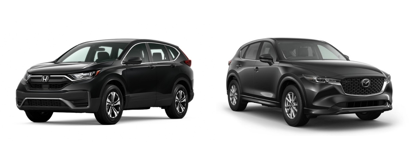 Black2022 Honda CR-V Special Edition vs black 2022 Mazda CX-5 Select