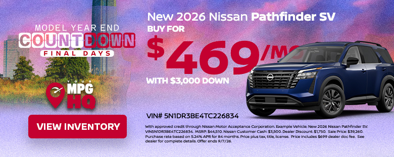 New 2026 Nissan Pathfinder